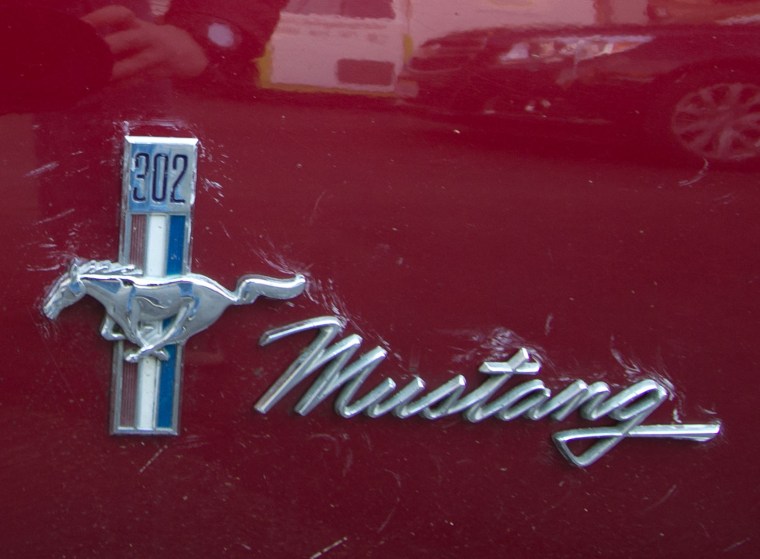 1968 Mustang Engine Badge